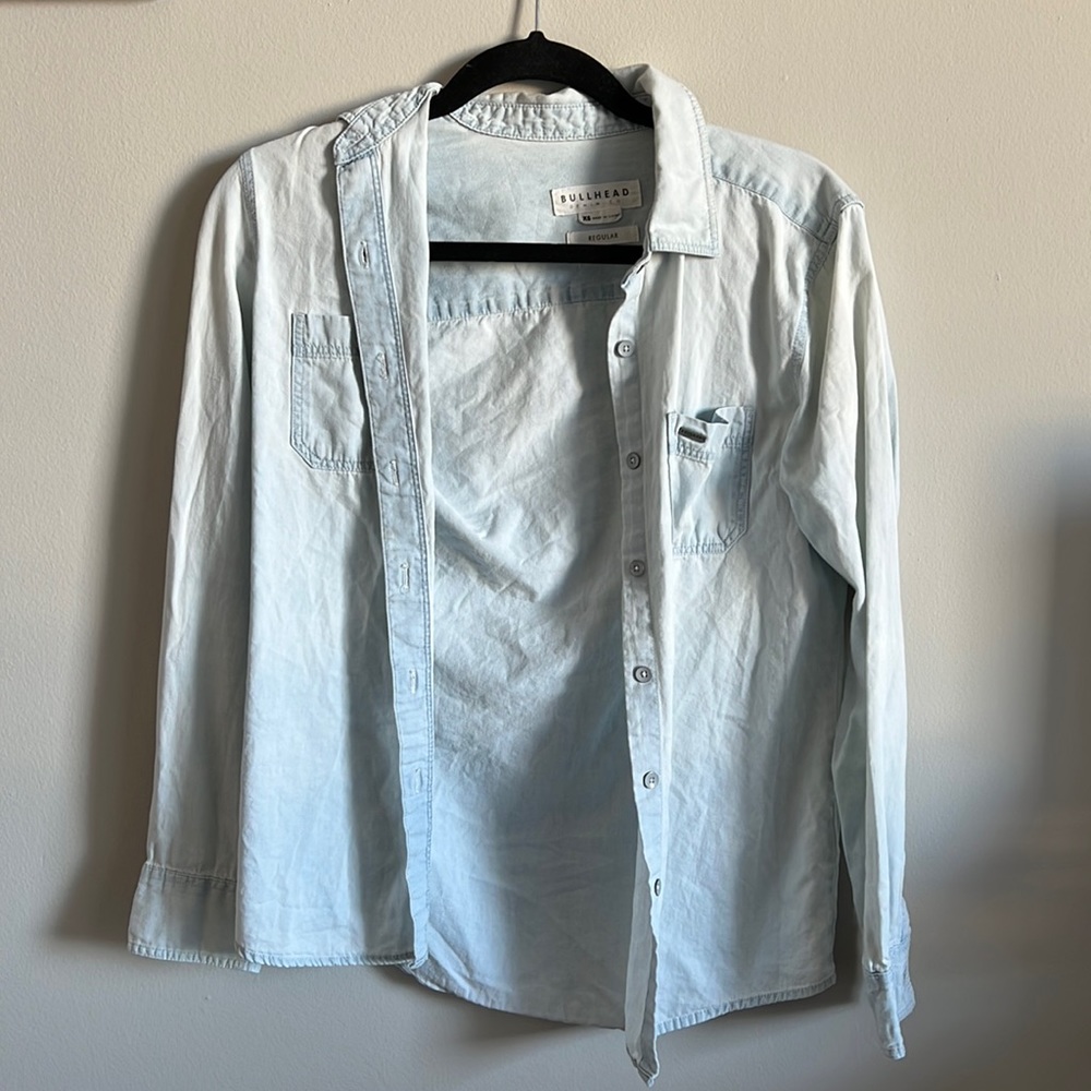 Light weight Jean button up